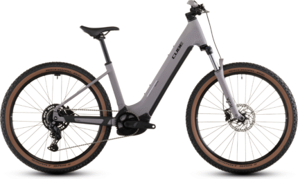 Cube Reaction Hybrid Performance 600 Easy Entry (2026) | VTT électrique semi-rigide 27,5 pouces | plumgrey´n´black
