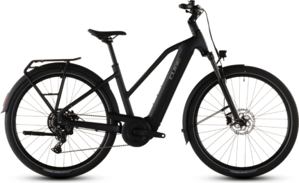Cube Touring Hybrid ONE 600 Trapèze (2026) | Vélo électrique trekking | coal´n´chrome