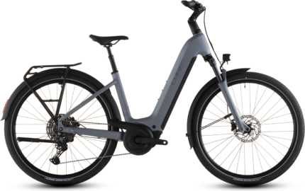 Cube Touring Hybrid Pro 800 Easy Entry (2026) | VTC à assistance électrique | pearlgrey´n´grey